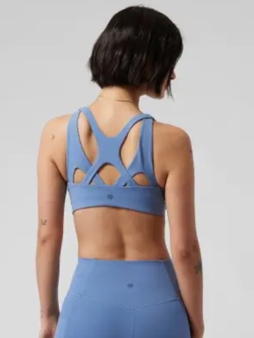 Athleta Asana Sports Bra Cottage Blue 2X D-DD Cup - Picture 2 of 12